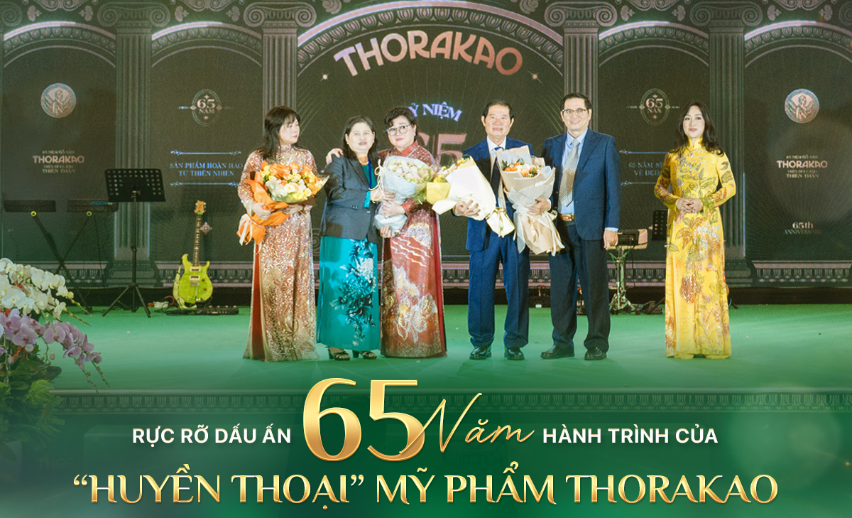 65 năm tự hào mỹ phẩm thuần Việt: Thorakao đón nhận bằng Tôn vinh giá trị Niên lịch và Thành tựu Việt Nam từ WowTimes