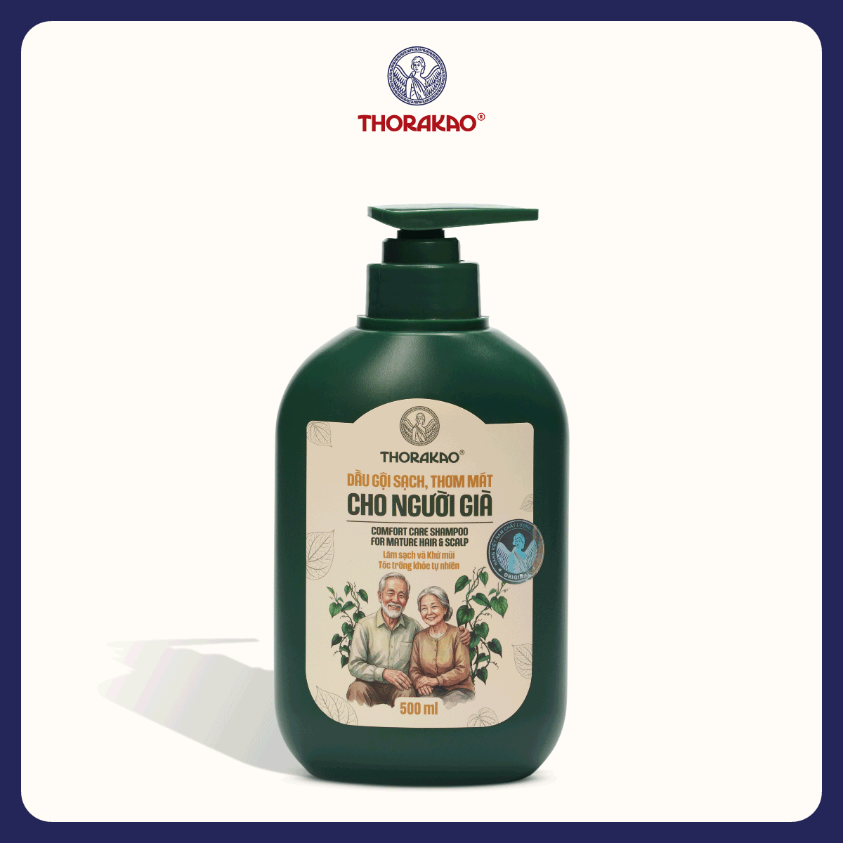 Dầu gội Sạch Thơm Mát Cho Người Già Thorakao 500ml