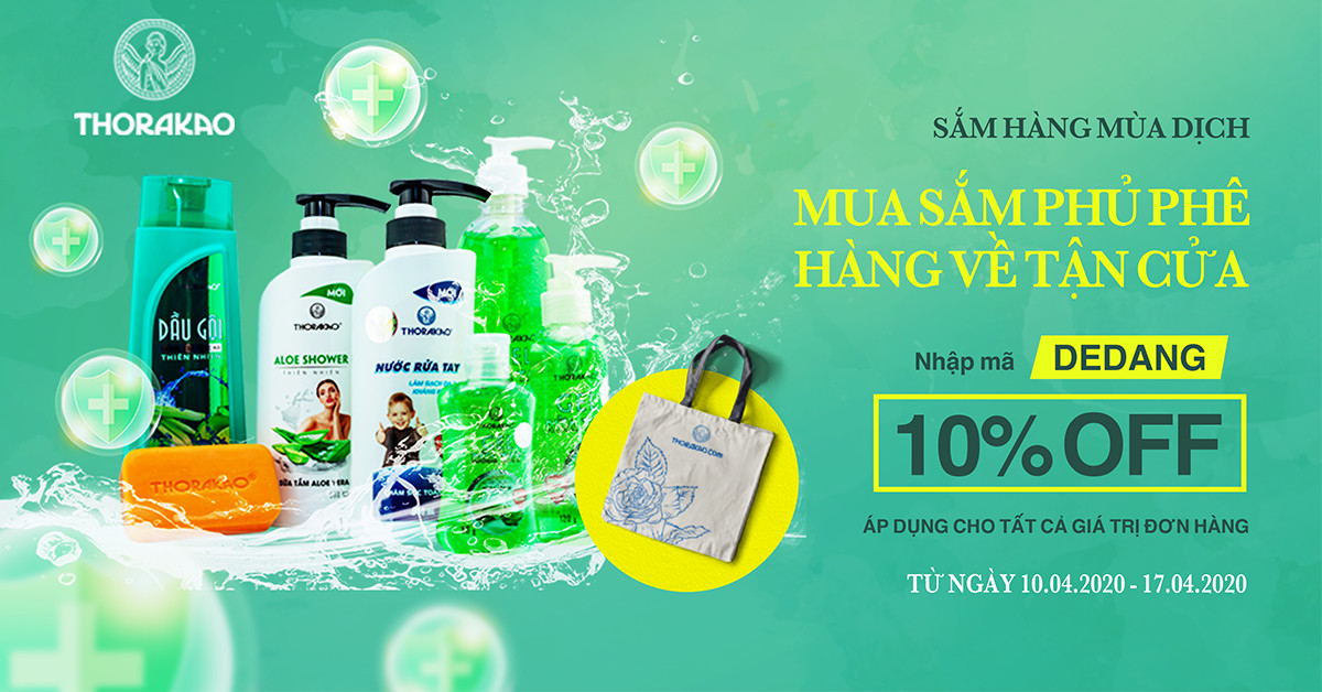 Mỹ phẩm Thorakao khuyến mãi mua hàng màu dịch