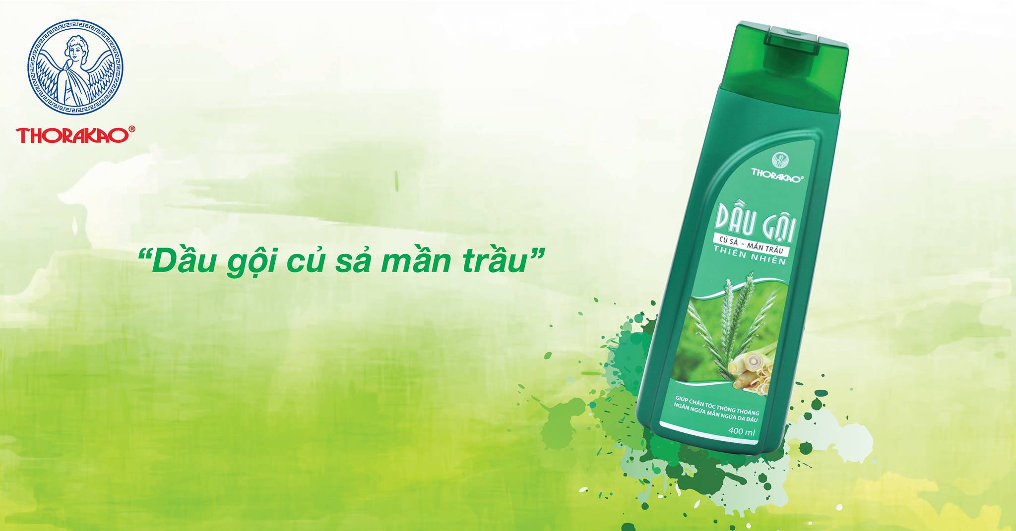 Dầu gội củ sả, mần trầu Thorakao