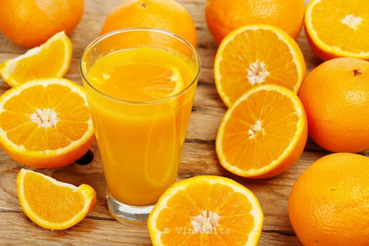 Nước cam - mỹ phẩm thiên nhiên tuyệt vời