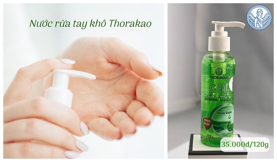 Gel rửa tay Thorakao - không cần rửa lại với nước