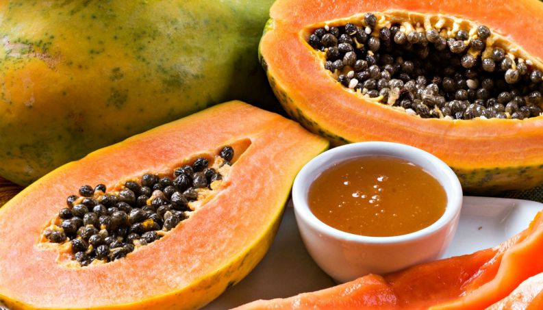 dưỡng tóc từ trái đu đủ