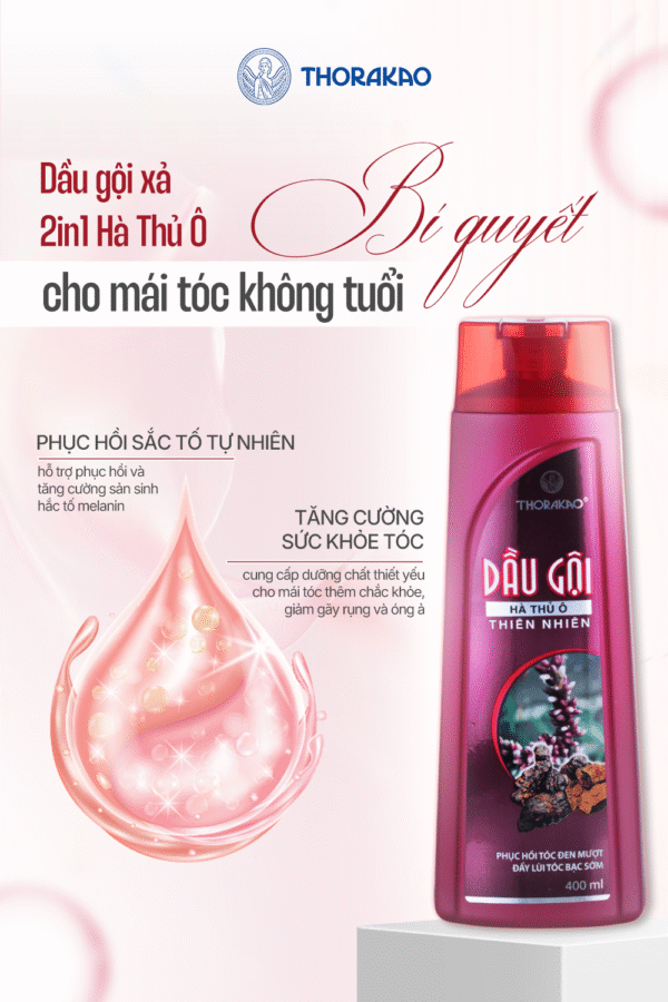 Dầu Gội Hà Thủ Ô 400ml - Hình ảnh 4