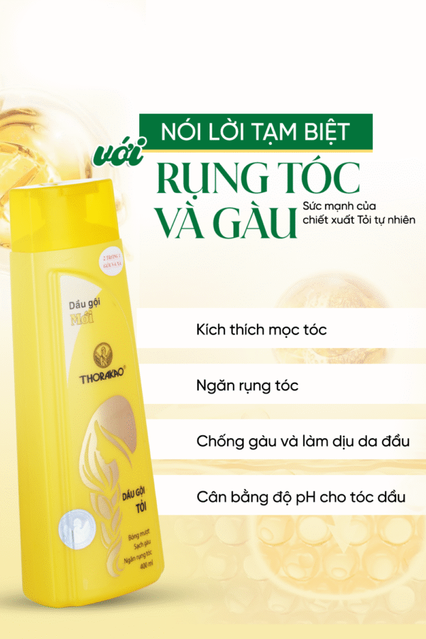 Dầu Gội Tỏi 400ml - Hình ảnh 2