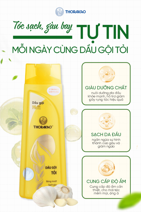 Dầu Gội Tỏi 400ml - Hình ảnh 5