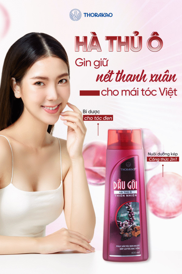 Dầu Gội Hà Thủ Ô 400ml - Hình ảnh 4
