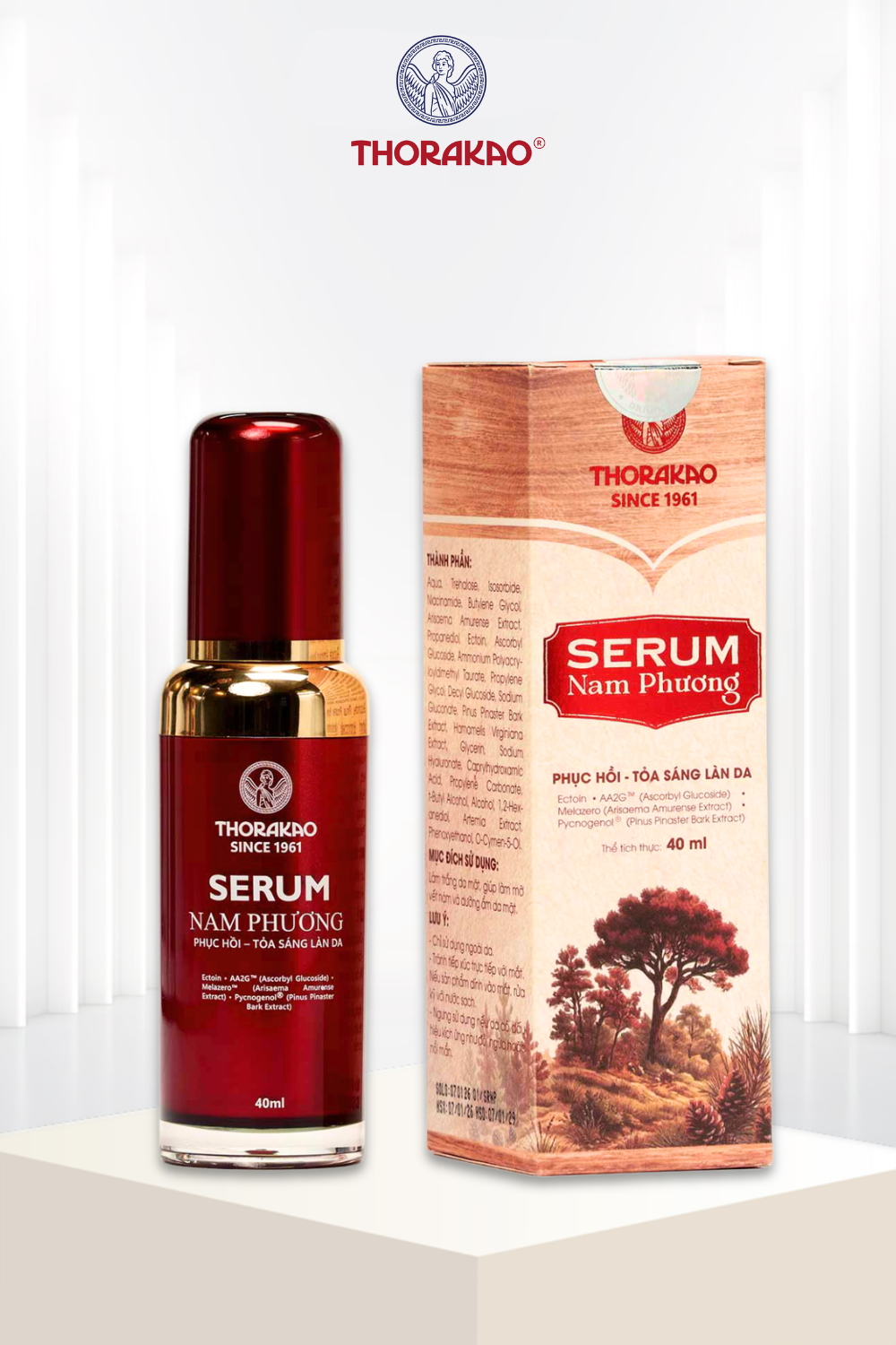 Serum Nam Phương Thorakao Phục Hồi Sáng Da 40ML